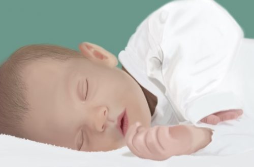 Digitales Porträt Baby