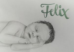 Glückwunschkarte Baby Geburt Geschenk