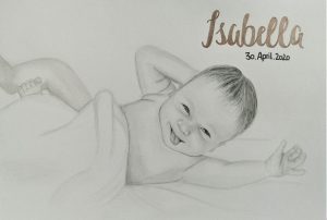 lachendes Baby Porträt