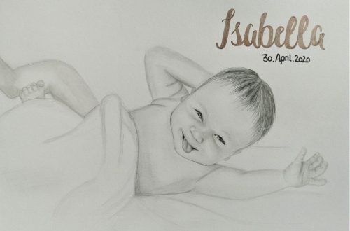 lachendes Baby Porträt